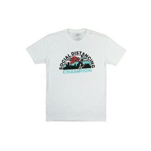 KID DANGEROUS Mens White Graphic Classic Fit T-Shirt S